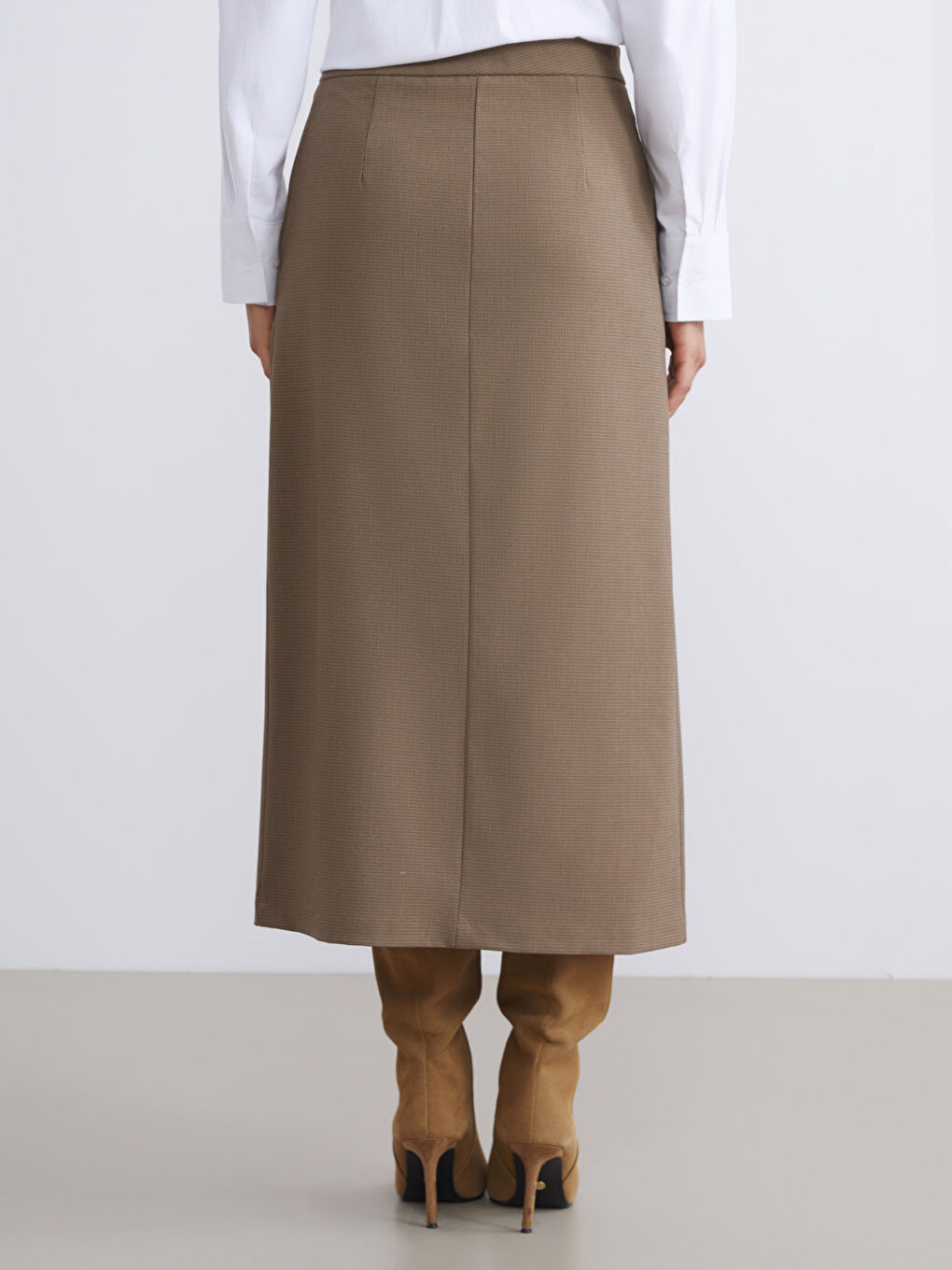 Woman BROWN Skirt-5