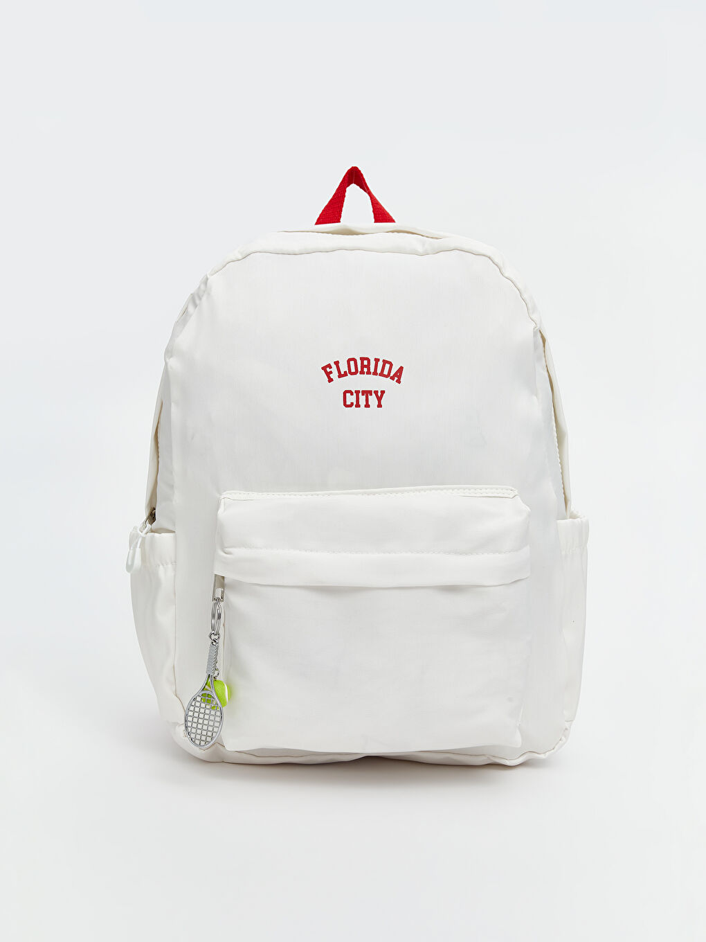 Ekru Laptop Bölmeli Kadın Sırt Çantası