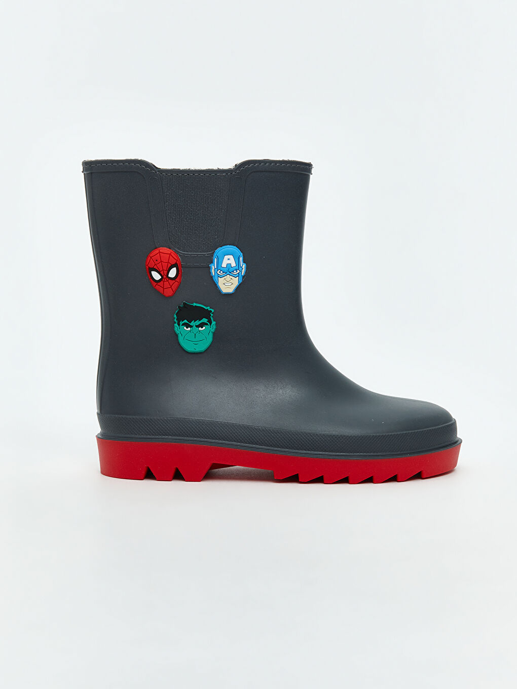 Antrasit Spiderman Baskılı Erkek Çocuk Yağmur Botu-1