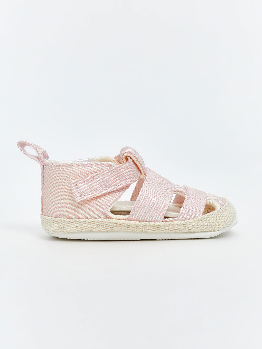 Pembe Cırt Cırtlı Kız Bebek İlk Adım Ayakkabısı-1