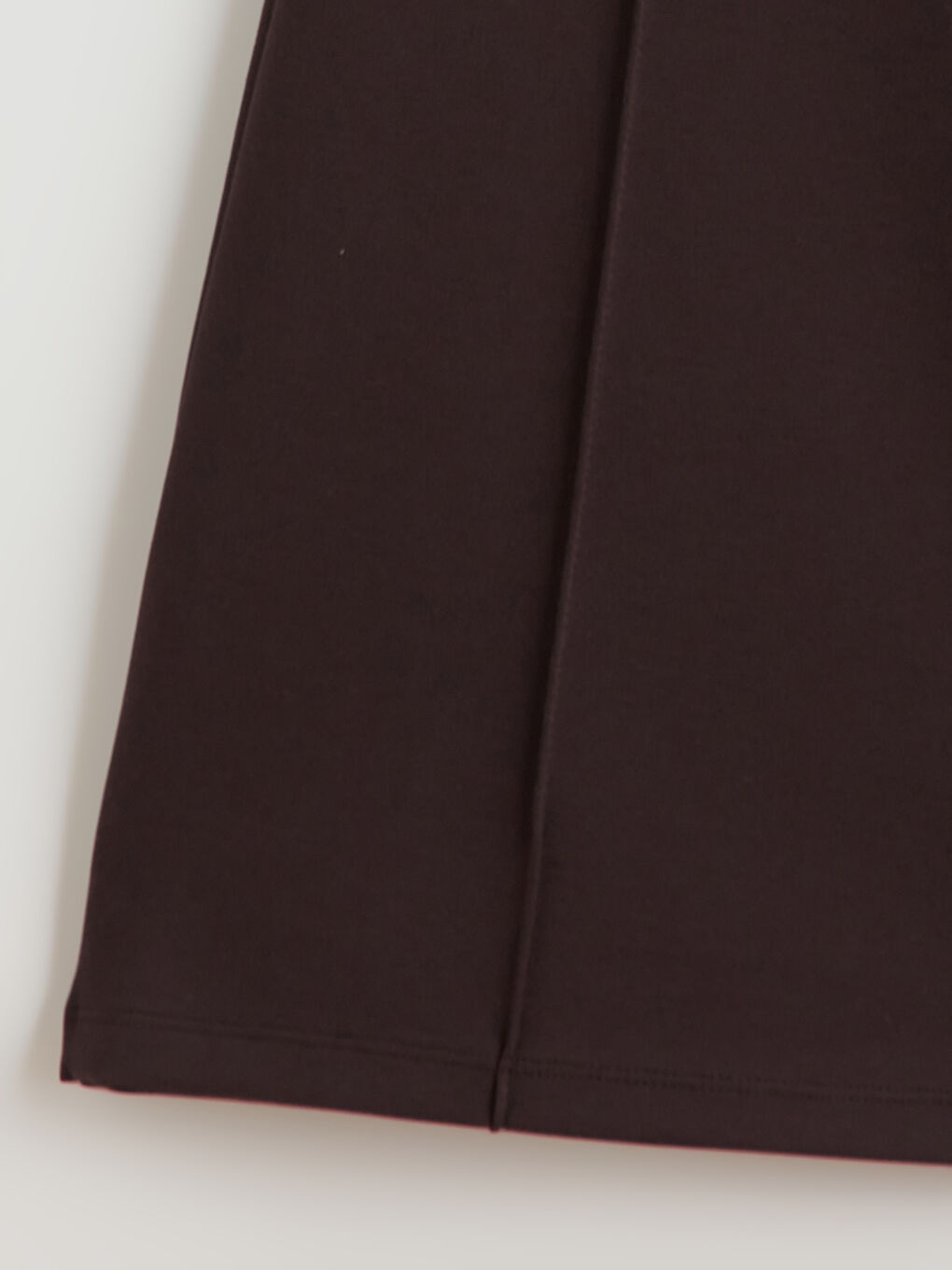 Kahverengi Dar Fit İspanyol Paça Kadın Pantolon-5