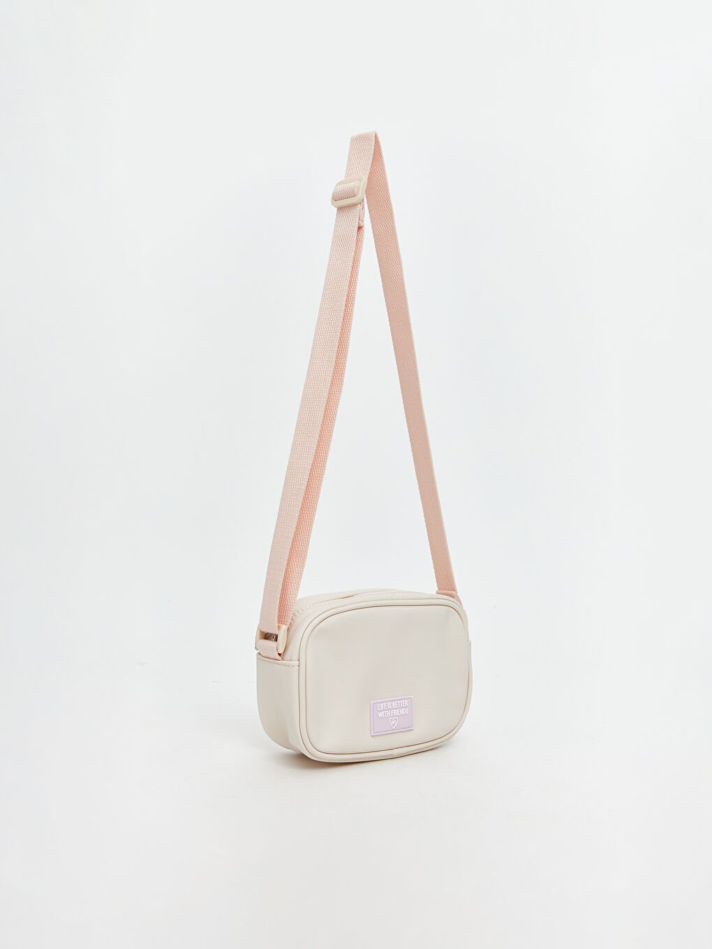 Faux Leather Girls' Shoulder Bag