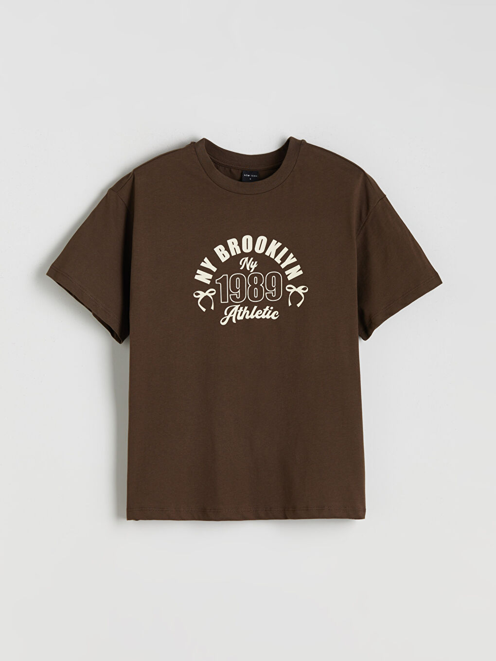 LCW Teen Crew Neck Girls' T-Shirt -W5KI94Z4-1FY