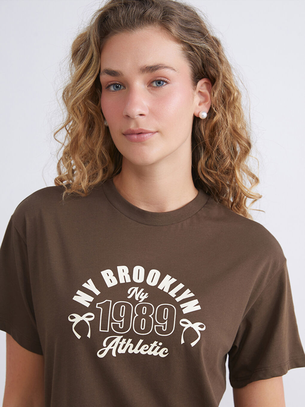LCW Teen Crew Neck Girls' T-Shirt -W5KI94Z4-1FY