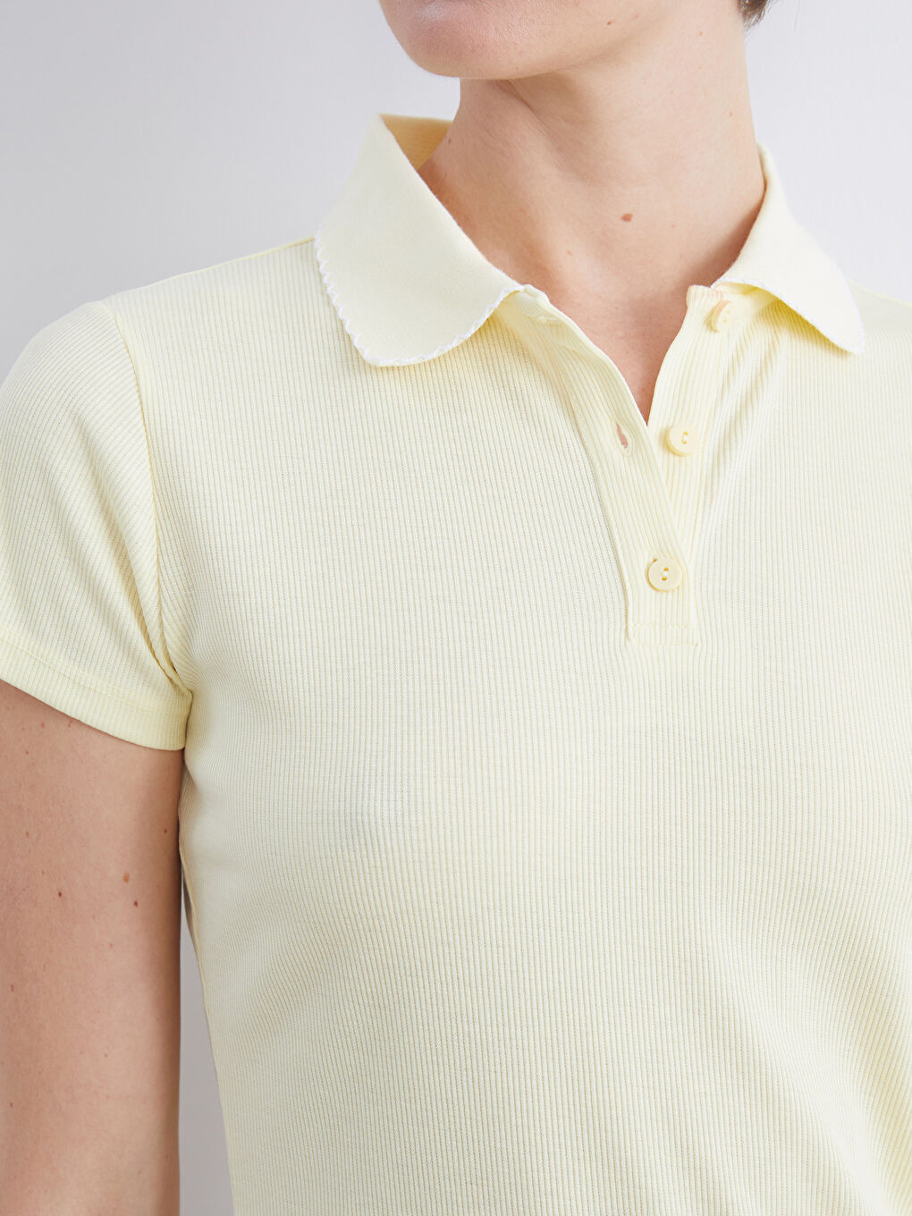 LCWAIKIKI Classic Polo Neck Women's T-Shirt -W5KI98Z8-FEZ