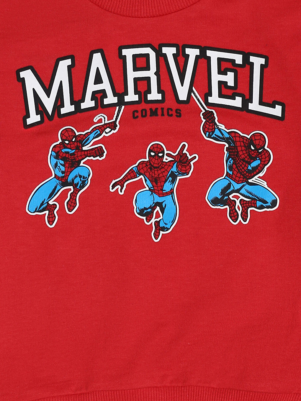 Crew Neck Spider-Man Printed Boys' Sweatshirt-2