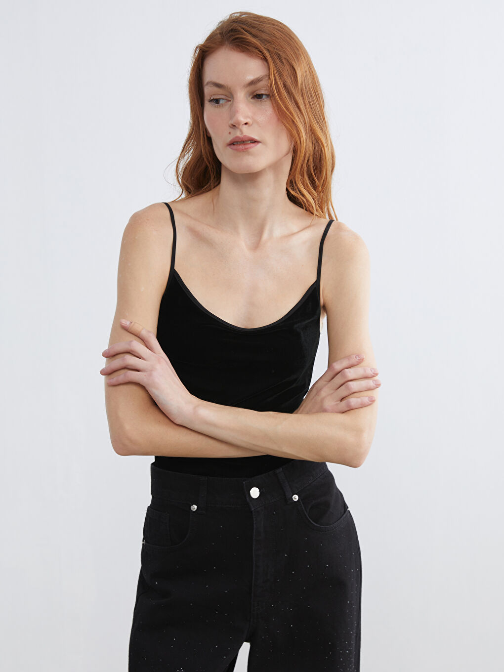 Woman BLACK Bodysuit