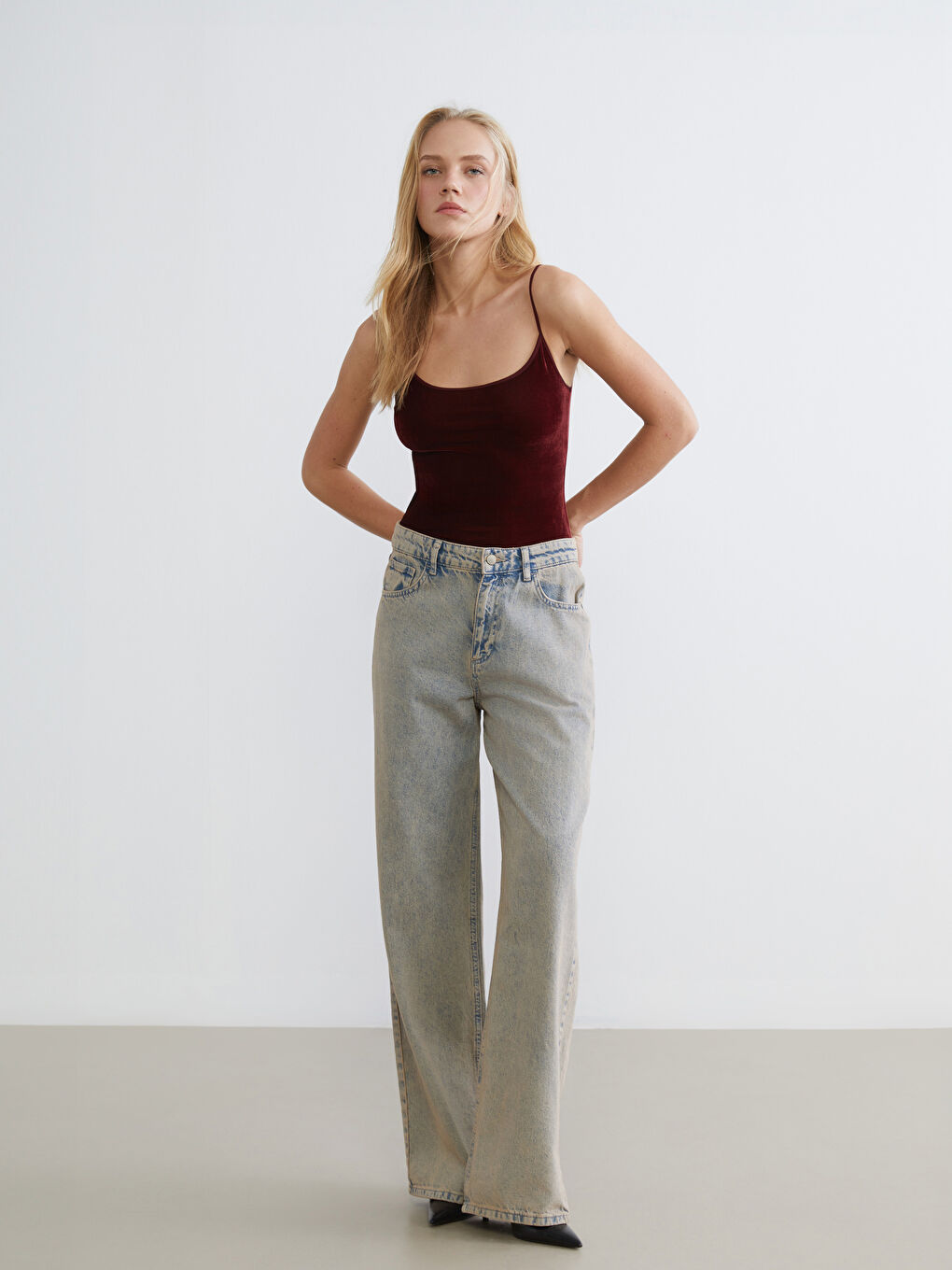 Woman RED Bodysuit-1