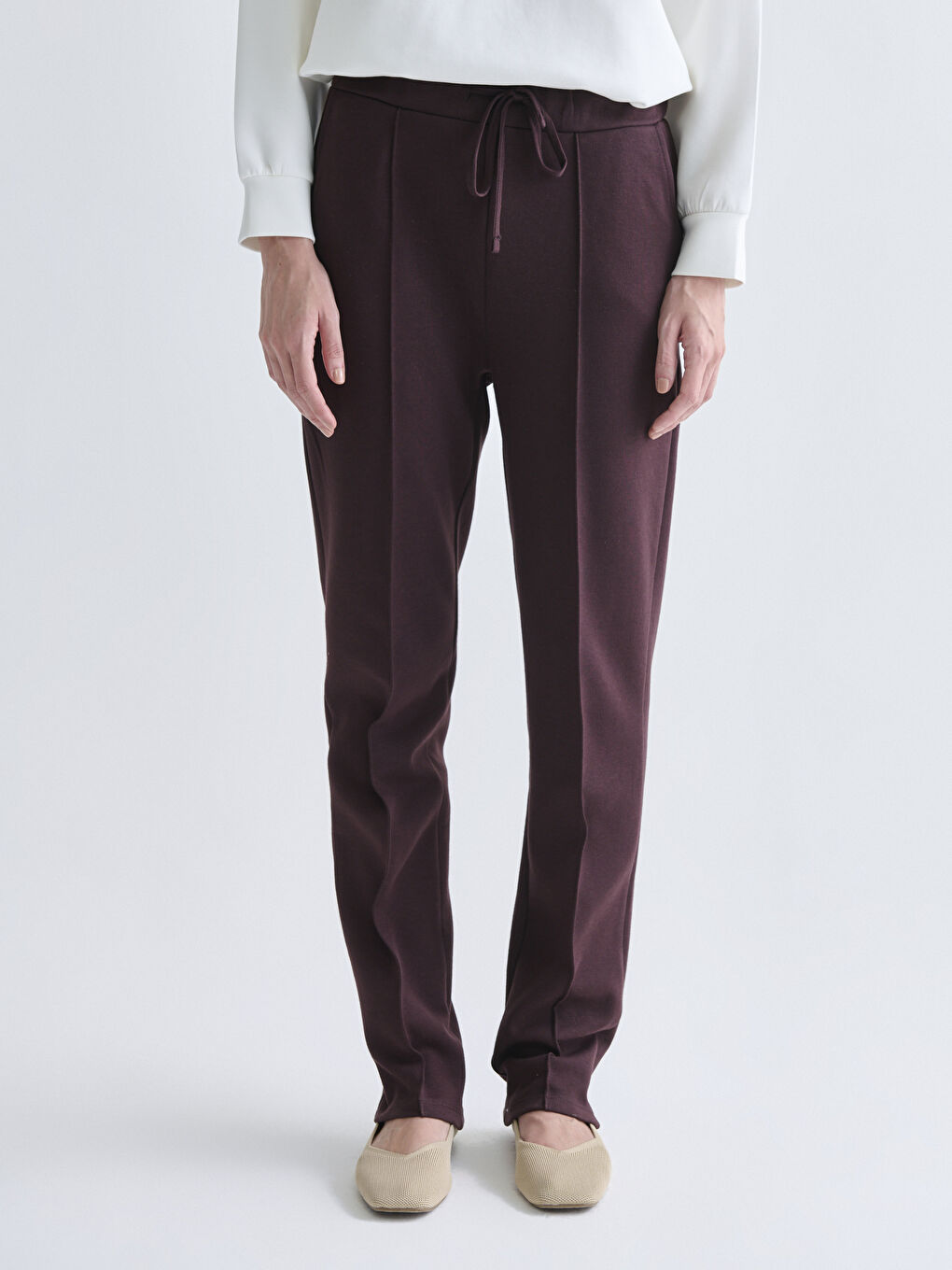 Elasticated Waist Women's Sweatpants-1
