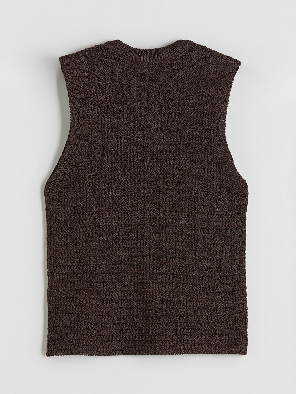 LCW Vision Crew Neck Hole-Knitted Women's Knitwear Sweater Vest -W5KJ59Z8-D2N