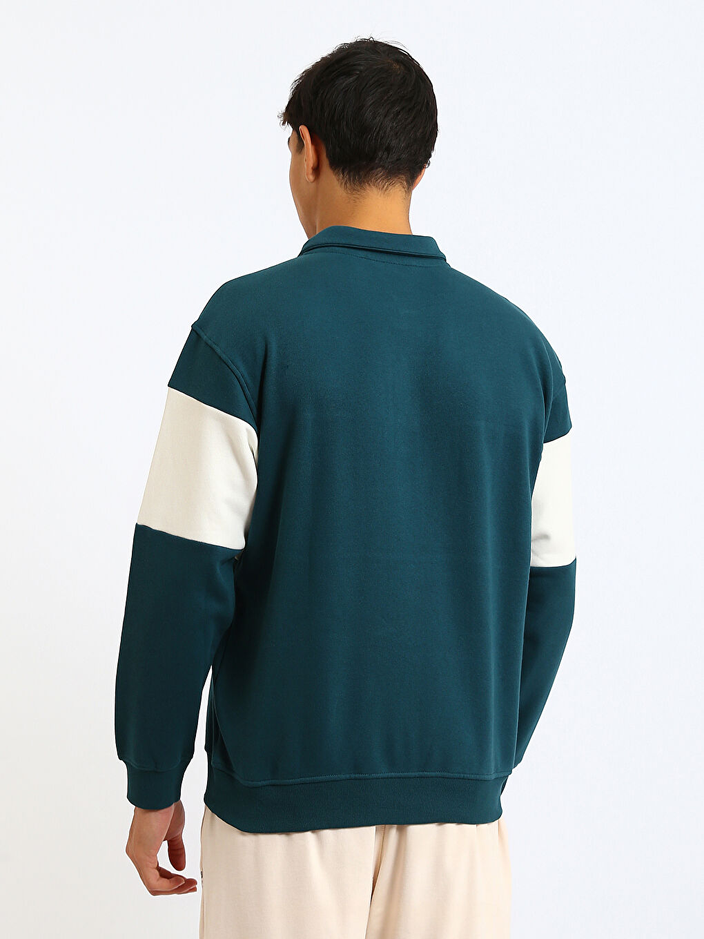 Sweat-shirt Imprimé à Col roulé pour Hommes-8