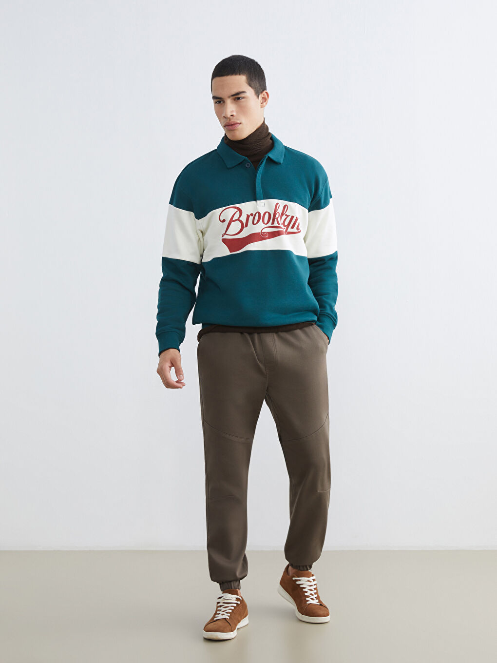 Водолазка С Принтом Мужской Свитшот-1