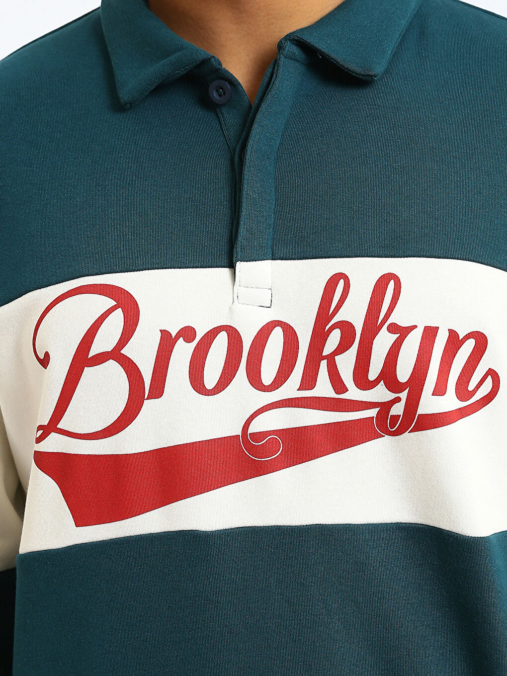 Sweat-shirt Imprimé à Col roulé pour Hommes-4