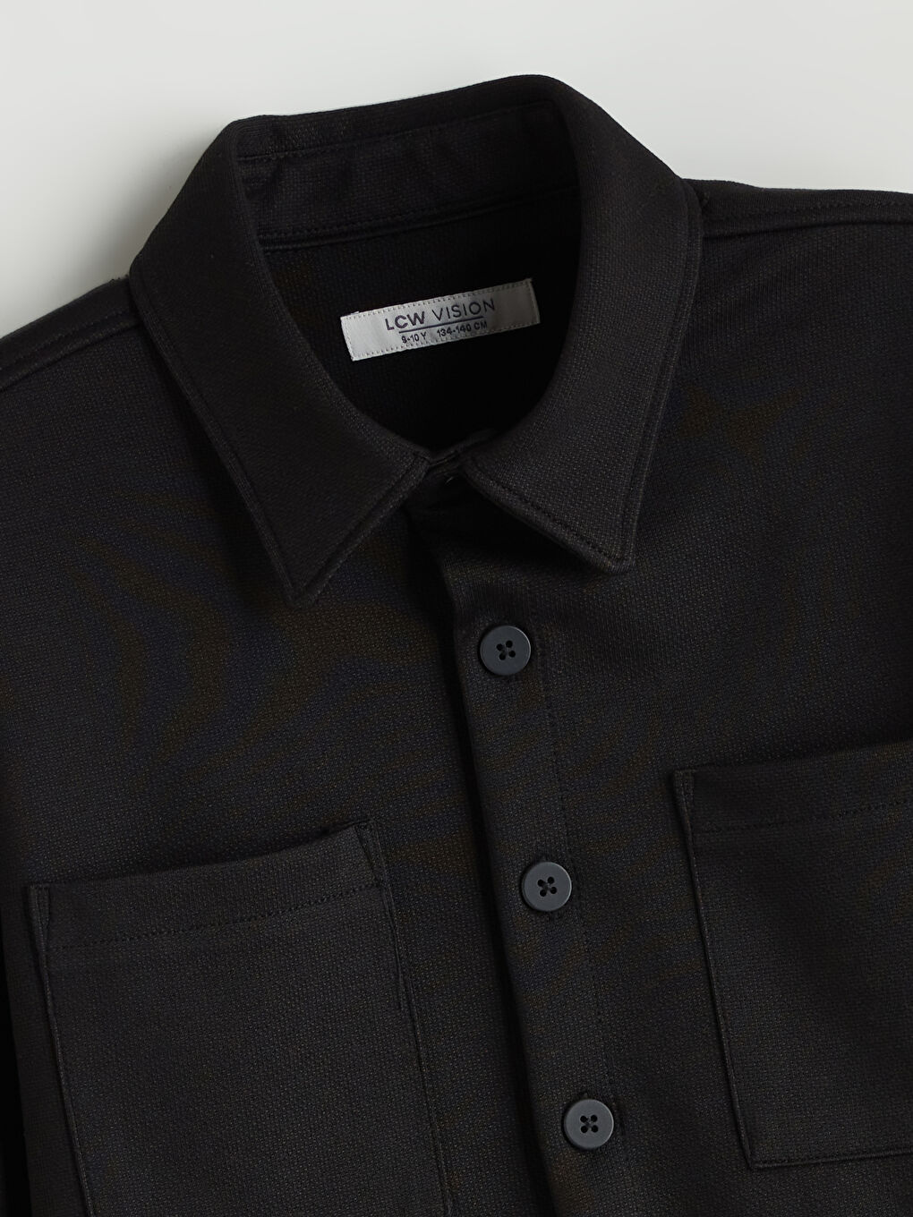 Siyah Dokulu Erkek Çocuk Gömlek Ceket-1