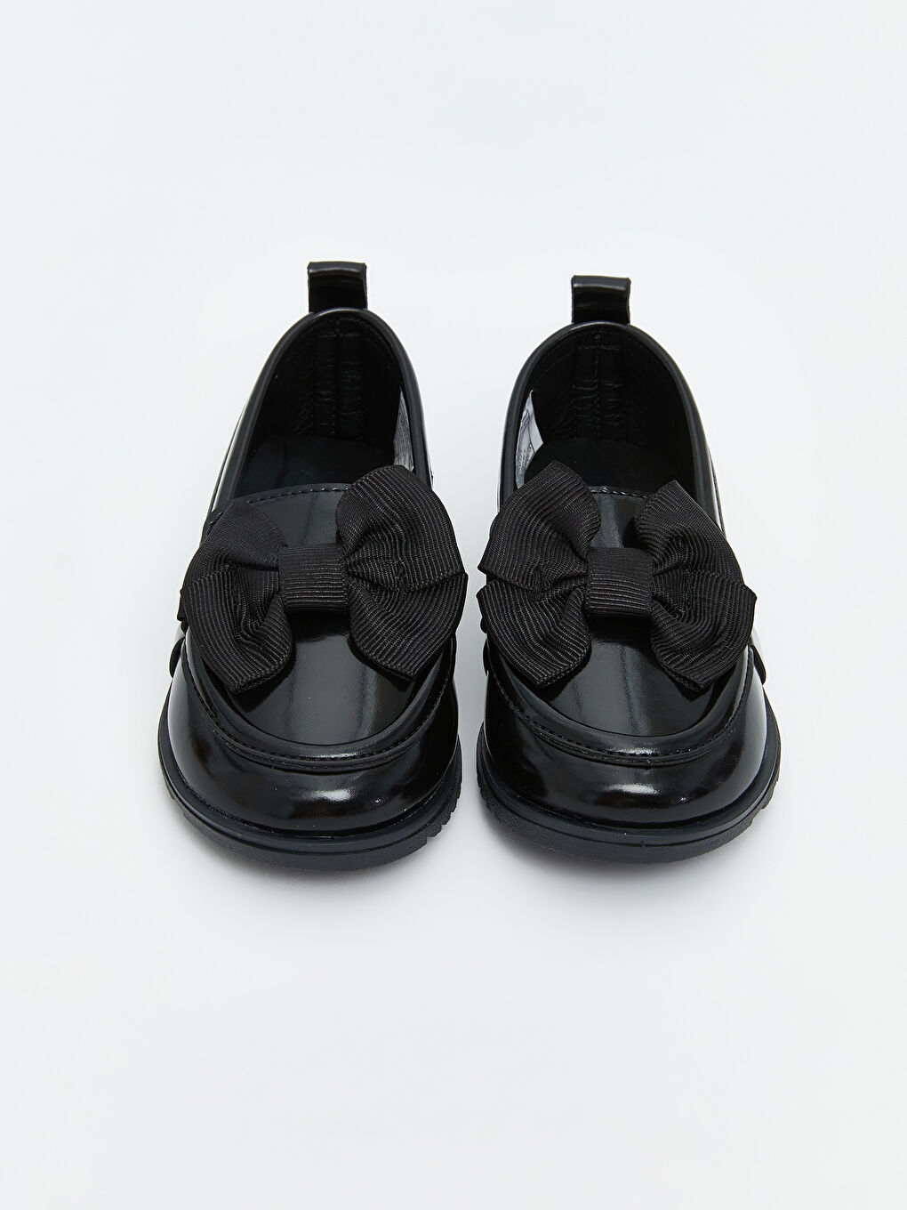 Siyah Fiyonk Detaylı Kız Bebek Babet-2