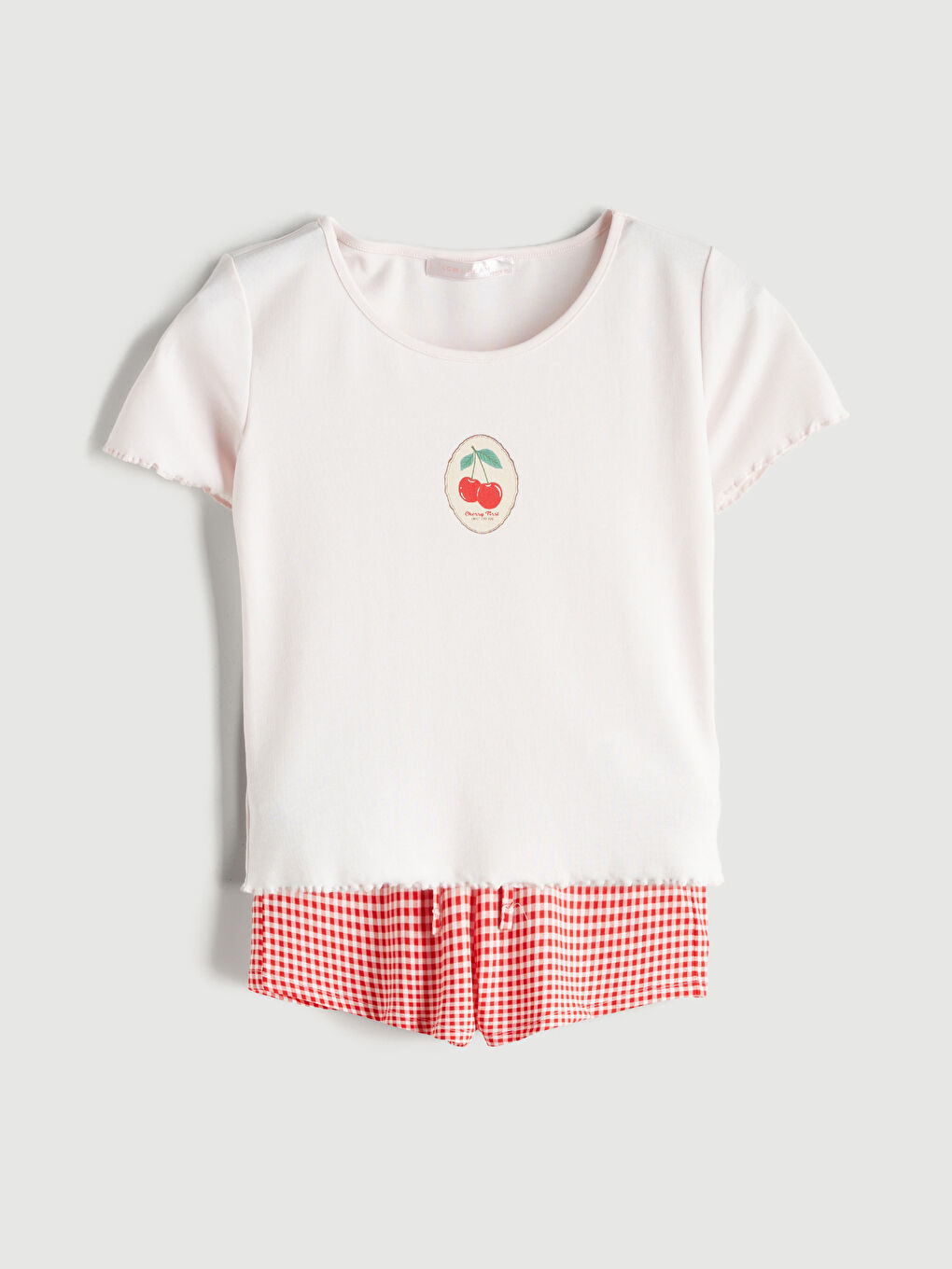 LCW DREAM Woman RED Shortie Pyjama Set -W5KK03Z8-LTQ