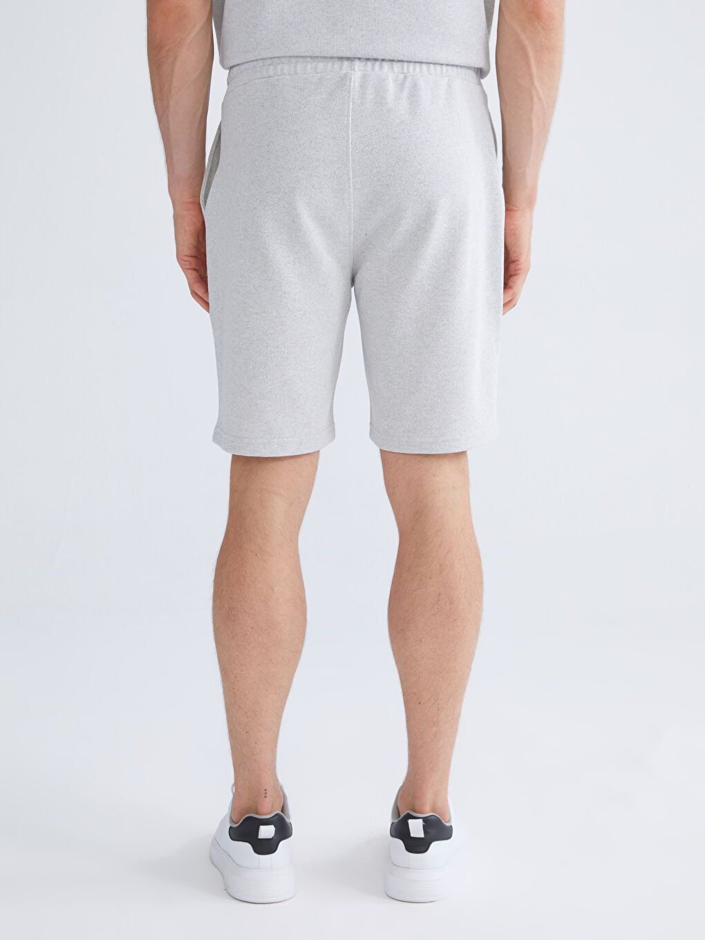 Gri Standart Kalıp Erkek Şort-3