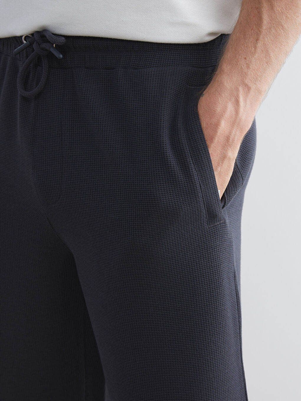 Antrasit Standart Kalıp Erkek Şort-2