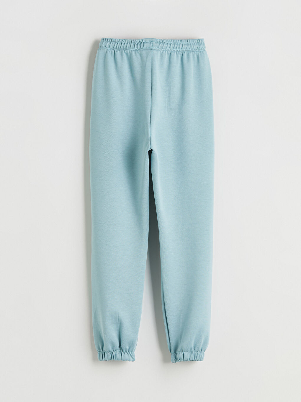 Mavi Beli Lastikli Kız Çocuk Jogger Eşofman Alt