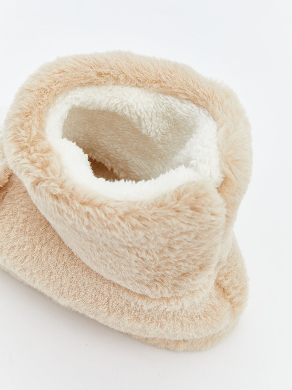 Kahverengi Hayvan Figürlü Pelüş Kız Bebek Panduf-5