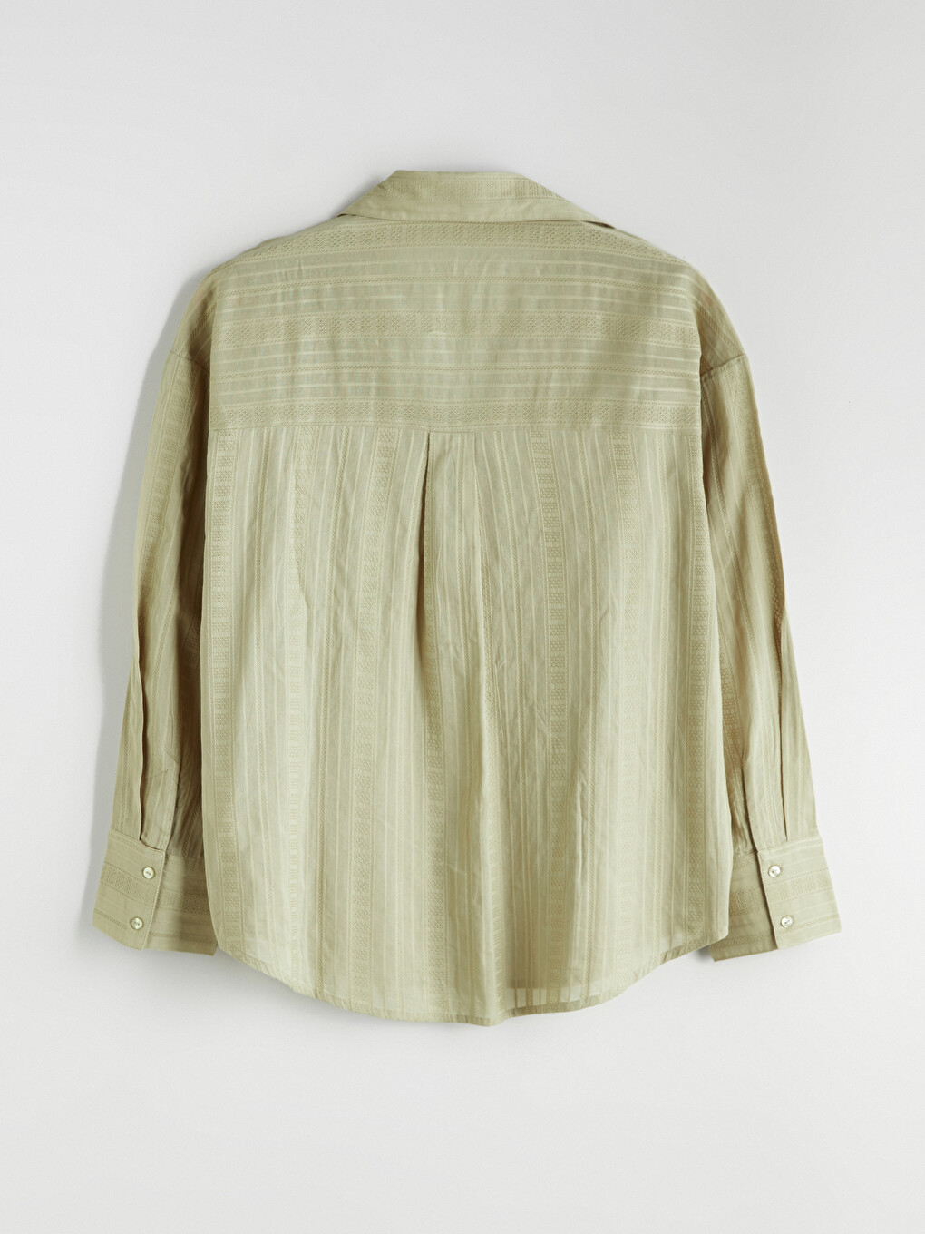 Striped Oversize Women's Shirt-5