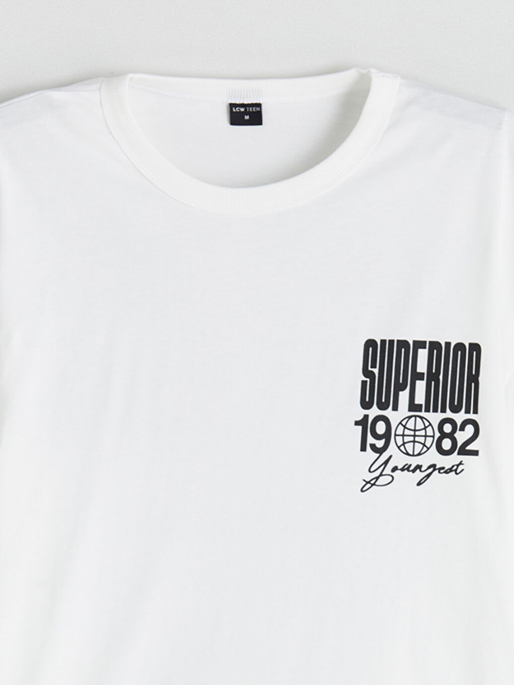Crew Neck Teenage Boys' T-Shirt-6