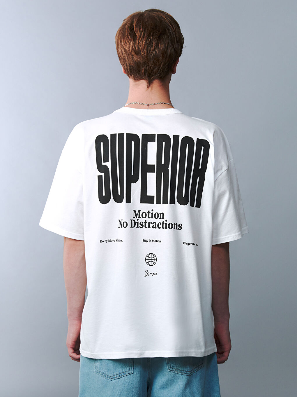 Crew Neck Teenage Boys' T-Shirt-3