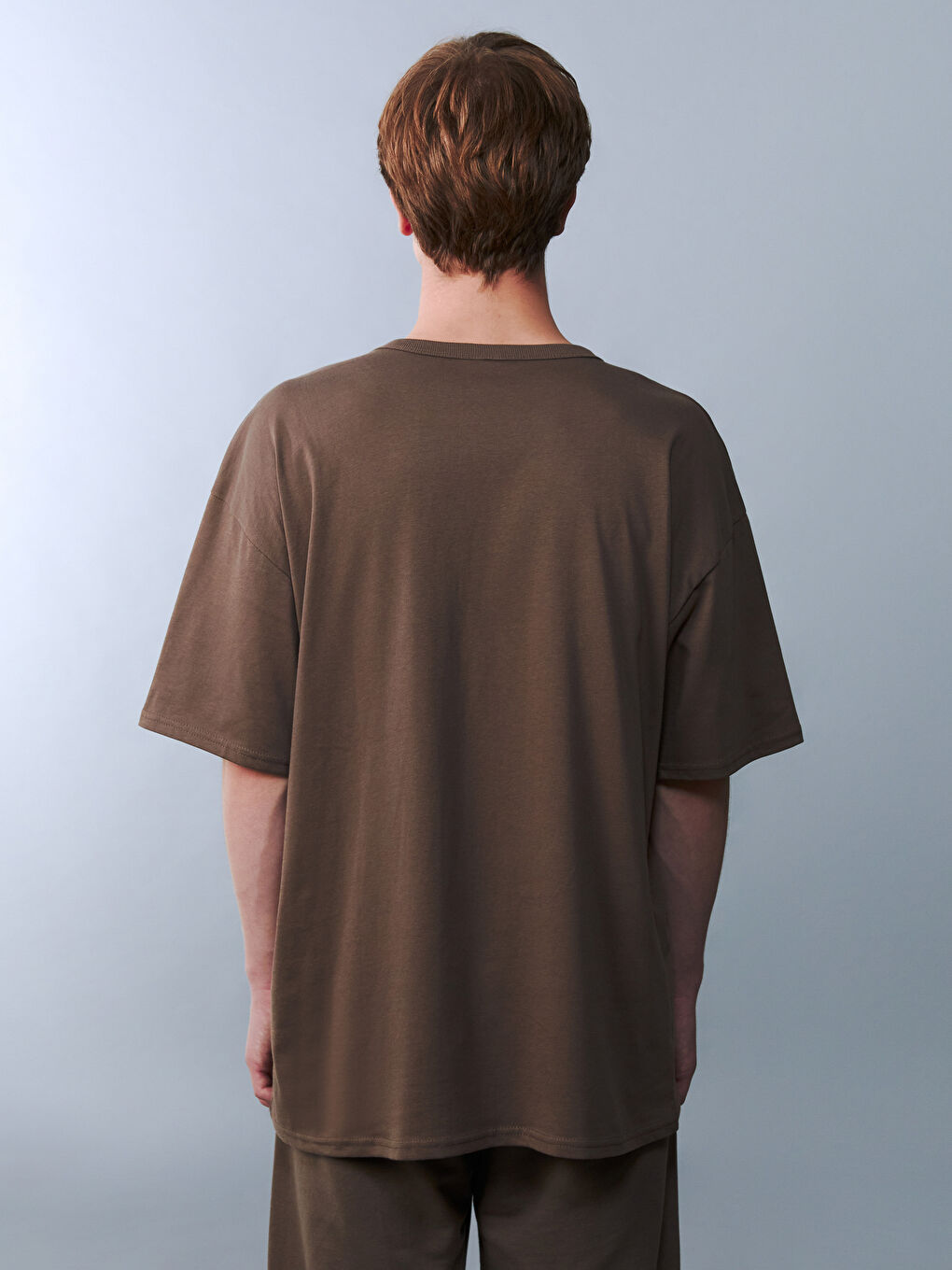 Crew Neck Teenage Boys' T-Shirt-3
