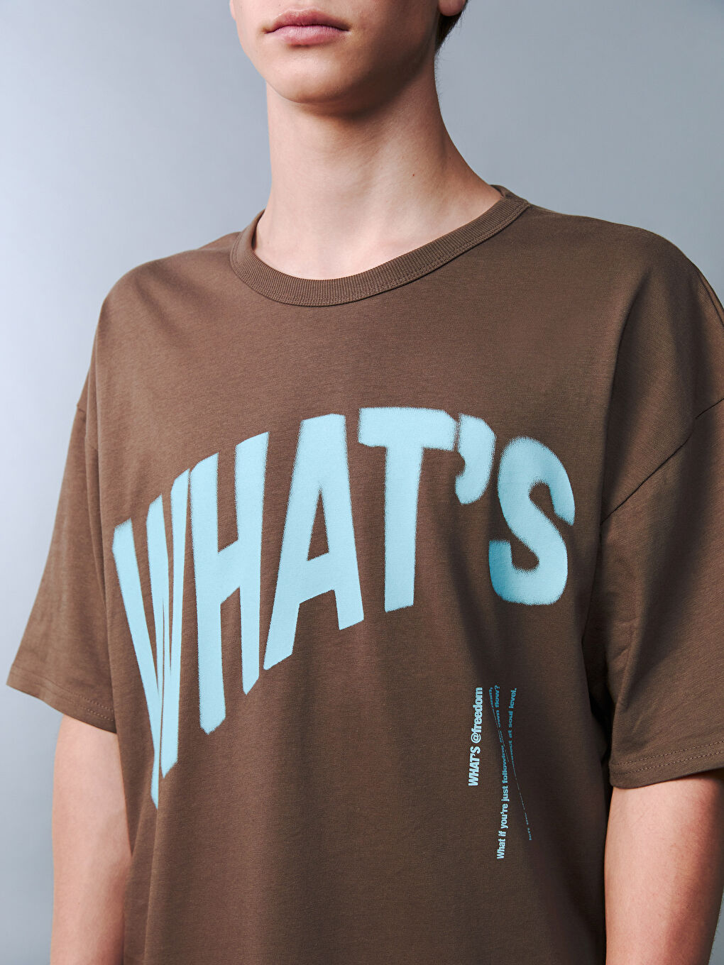 Crew Neck Teenage Boys' T-Shirt-2