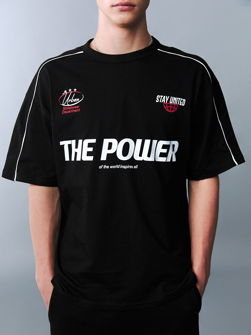 Crew Neck Teenage Boys' T-Shirt-3