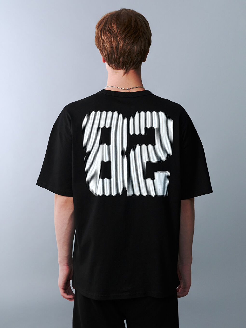 Crew Neck Teenage Boys' T-Shirt-4