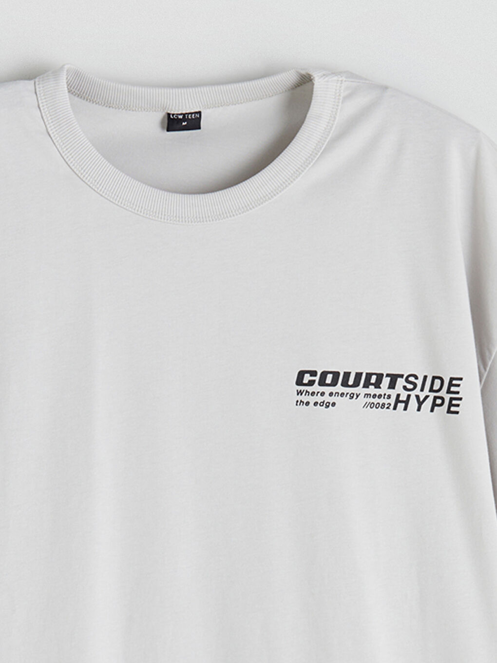 Crew Neck Teenage Boys' T-Shirt-5