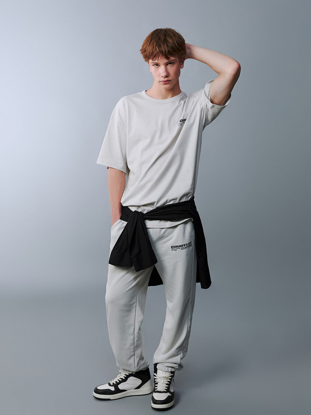 Crew Neck Teenage Boys' T-Shirt
