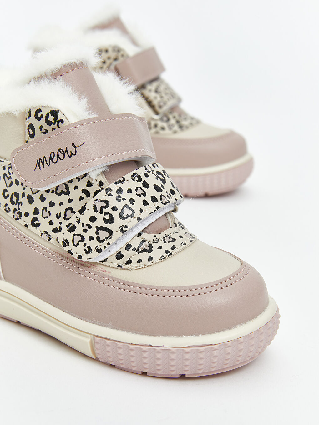 Pembe Cırt Cırtlı Kız Bebek Spor Ayakkabı-2