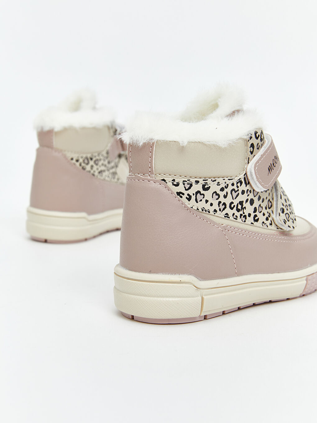 Pembe Cırt Cırtlı Kız Bebek Spor Ayakkabı-4