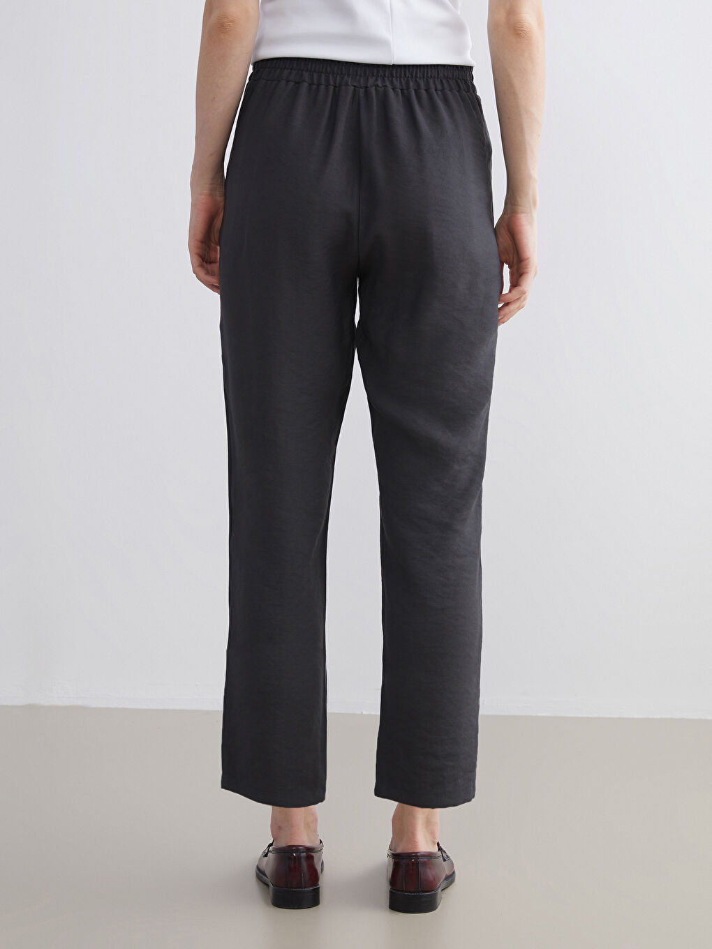 Elasticated Waist Women's Trousers-8