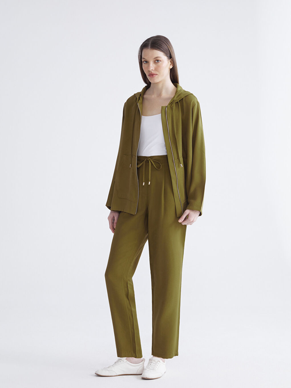 Elasticated Waist Women's Trousers