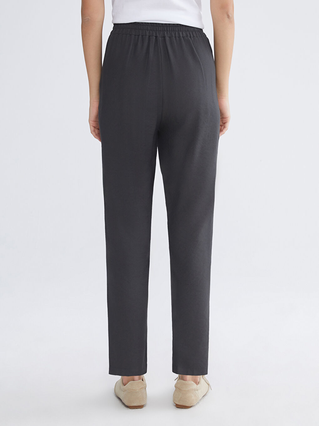 Elasticated Waist Women's Trousers-7
