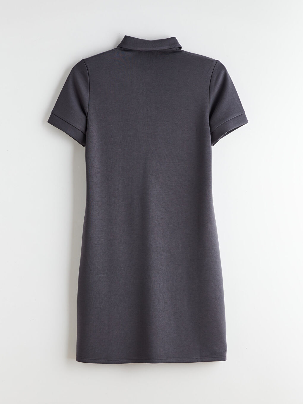 Polo Neck A-Line Dress-5