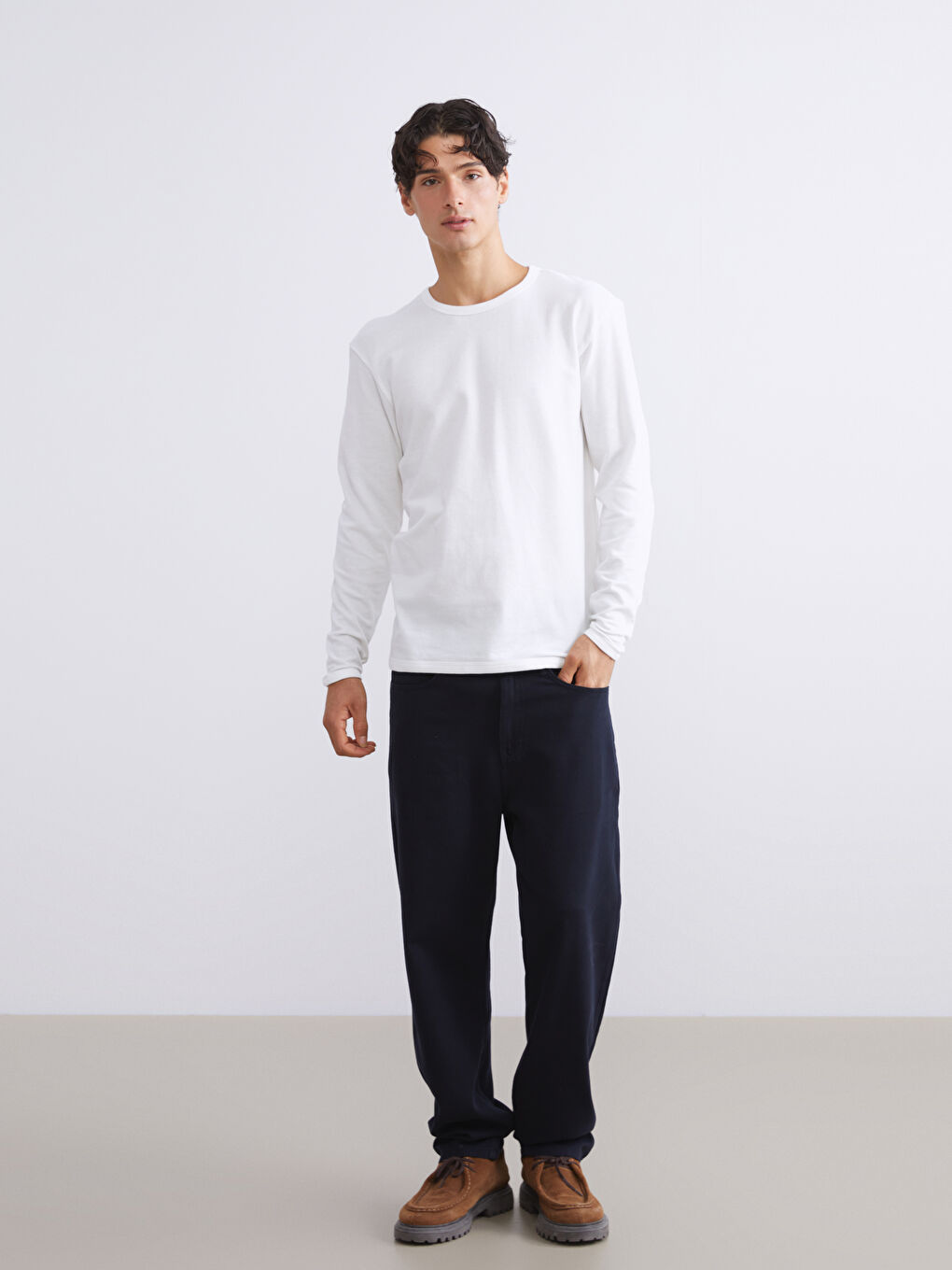 Crew Neck Men's Sweatshirt-1