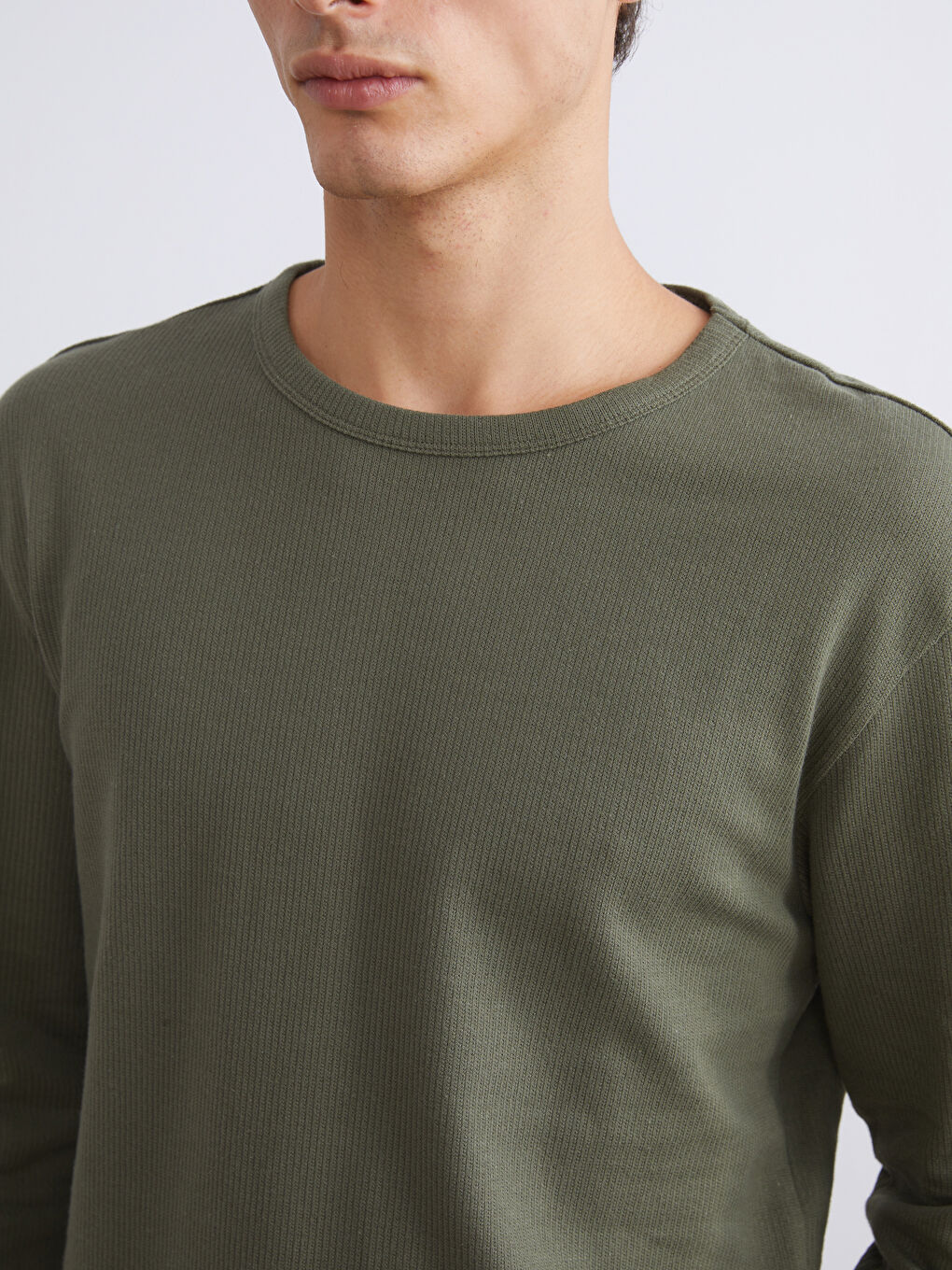 Crew Neck Men's Sweatshirt-2