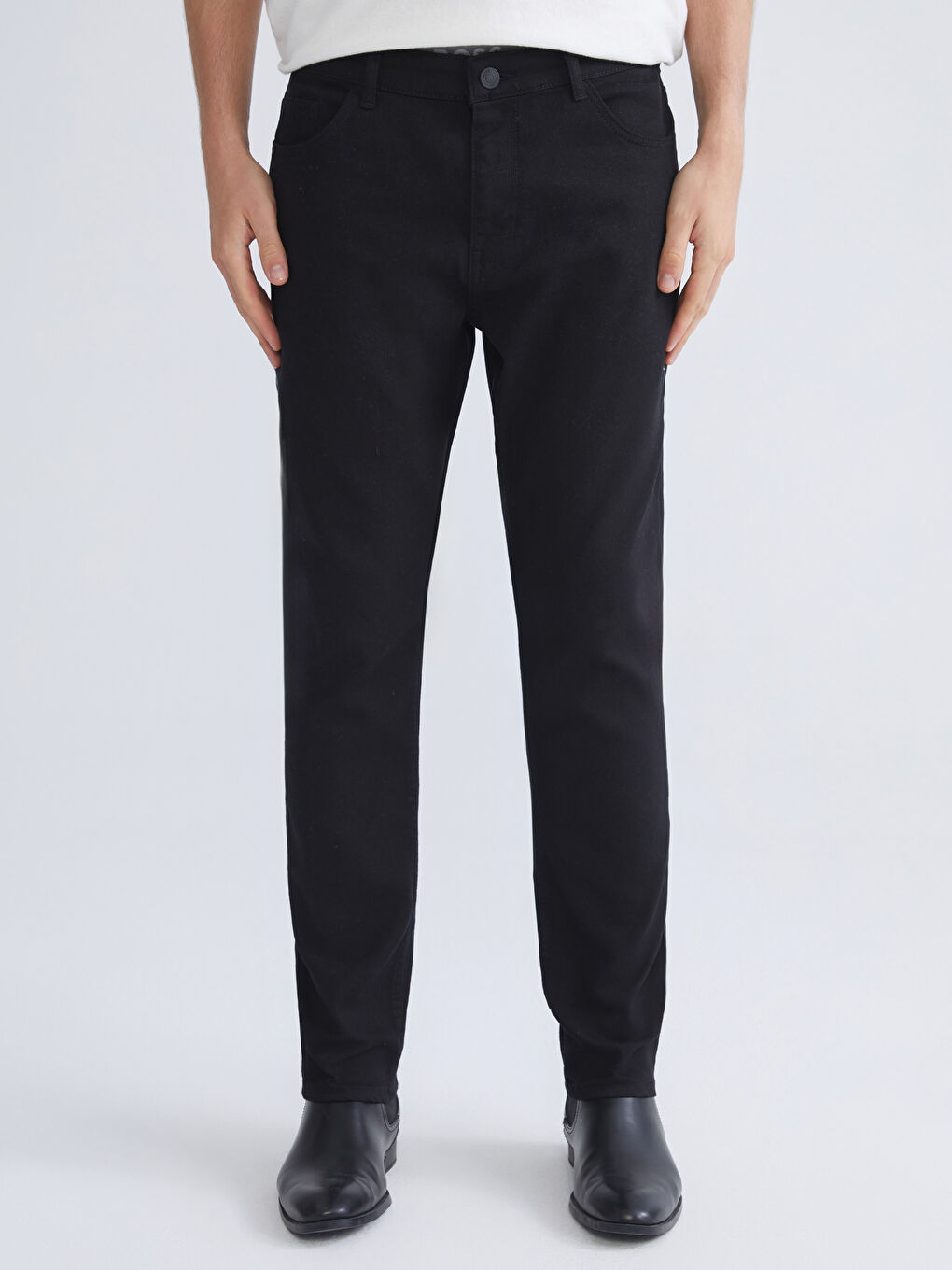 Siyah 750 Slim Fit Erkek Jean Pantolon-1