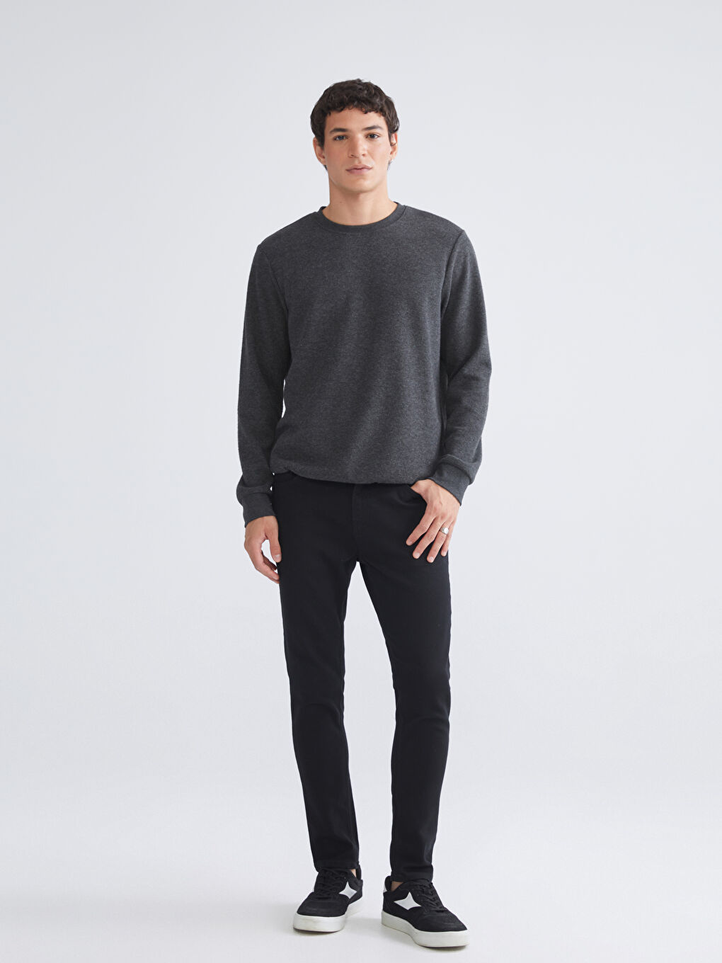 Siyah 760 Skinny Fit Erkek Jean Pantolon