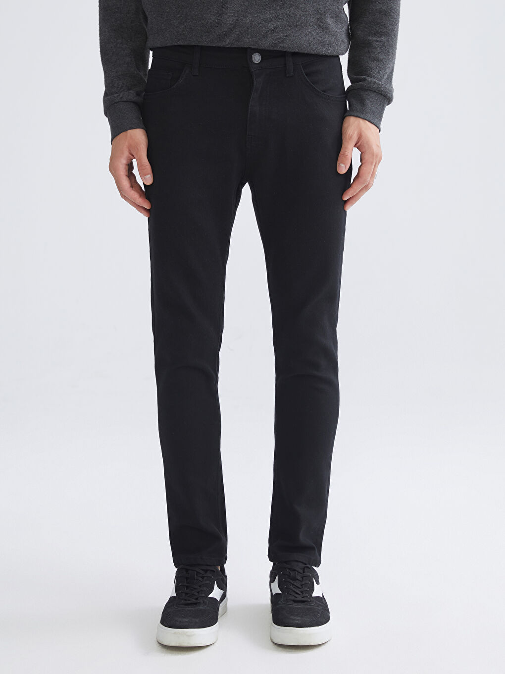 Siyah 760 Skinny Fit Erkek Jean Pantolon-1