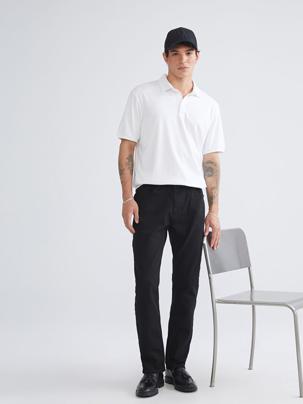 Siyah 779 Regular Fit Erkek Jean Pantolon