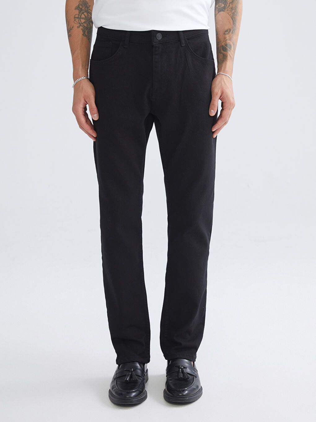 Siyah 779 Regular Fit Erkek Jean Pantolon-1