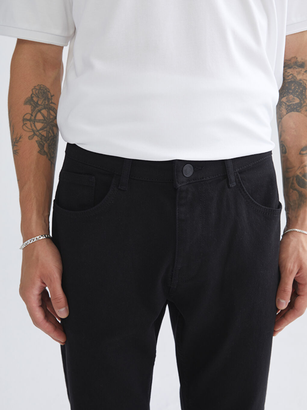 Siyah 779 Regular Fit Erkek Jean Pantolon-2