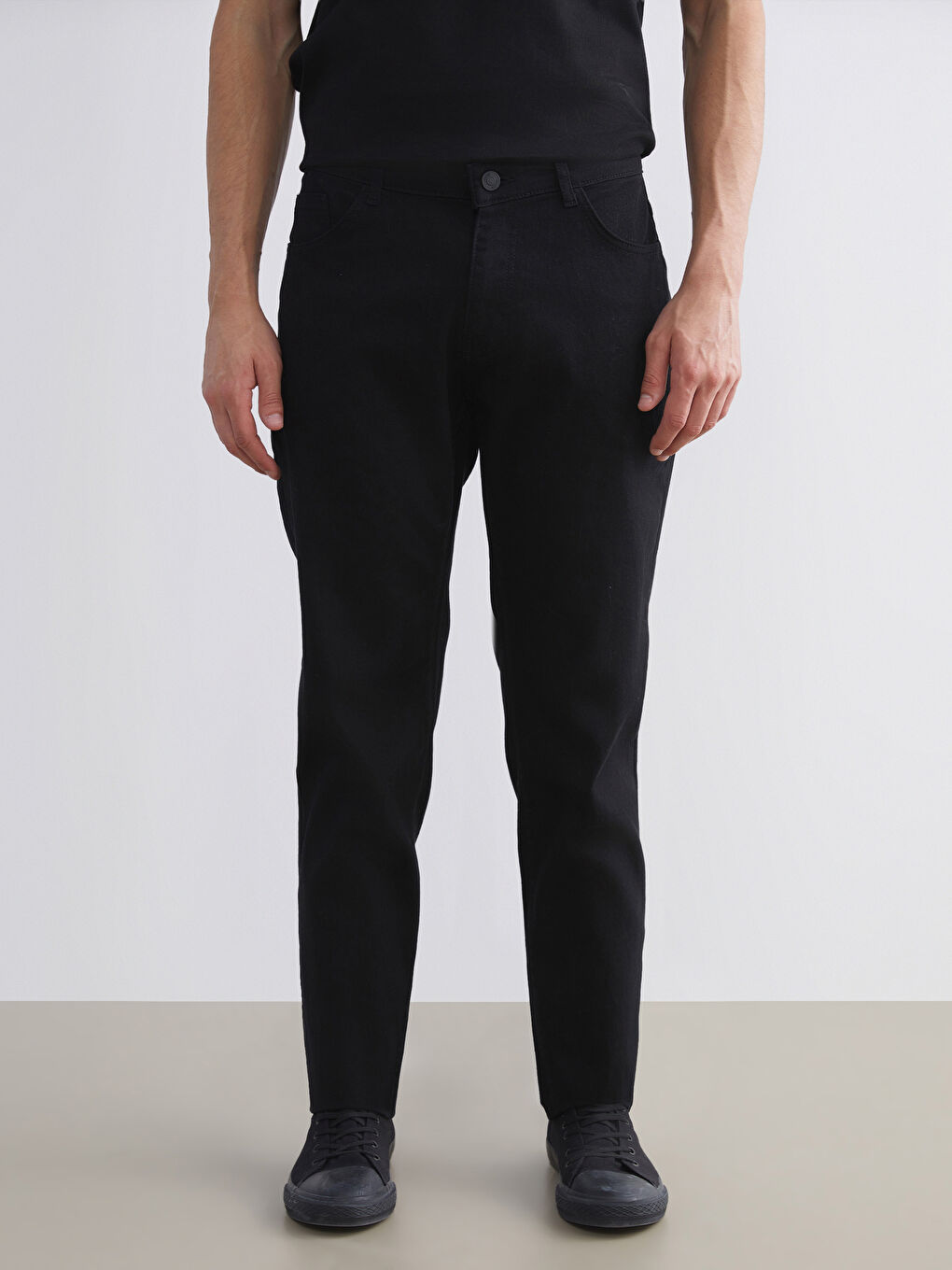 Siyah 779 Regular Fit Erkek Jean Pantolon-1