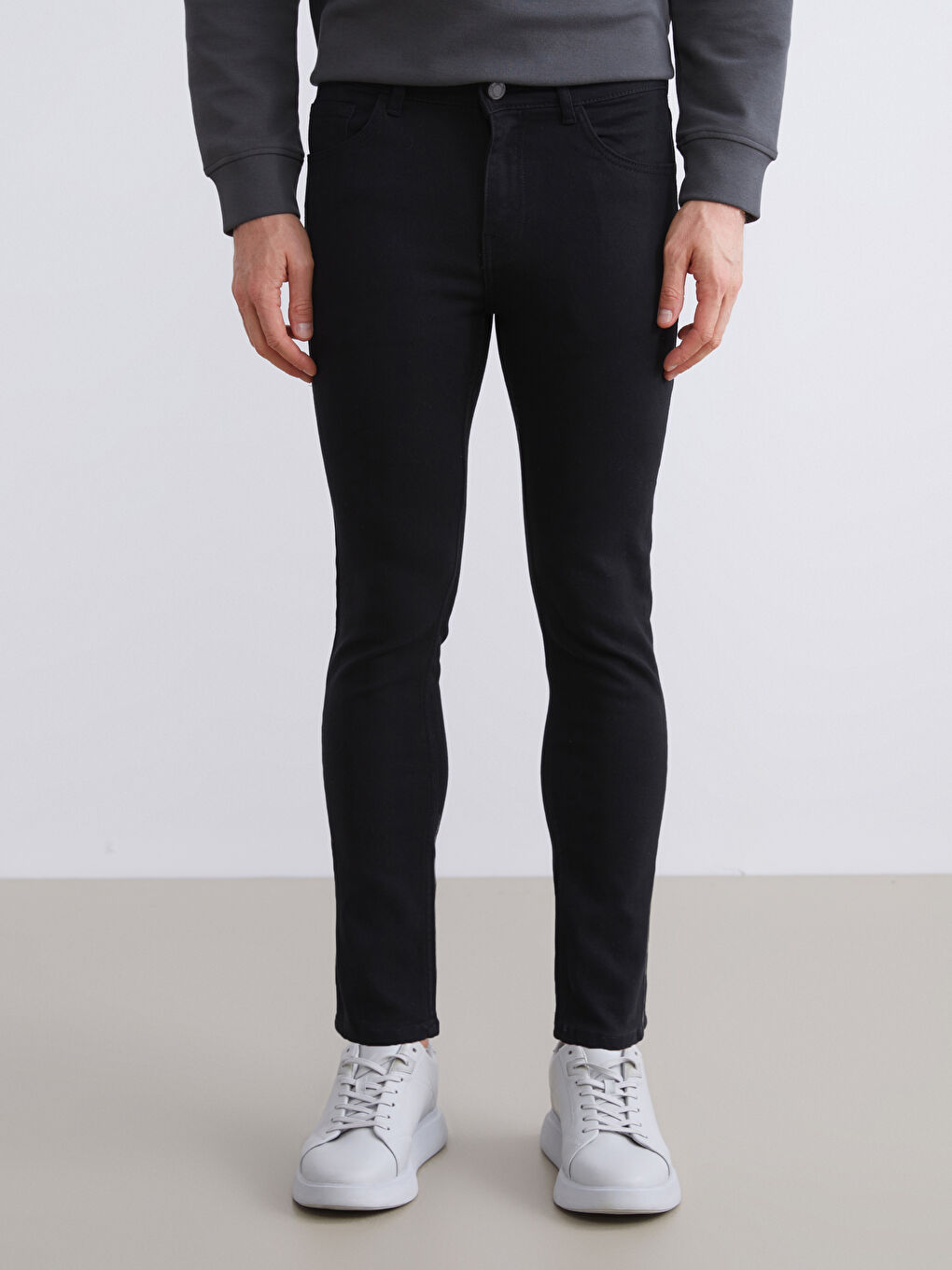 Siyah 760 Skinny Fit Erkek Jean Pantolon-3