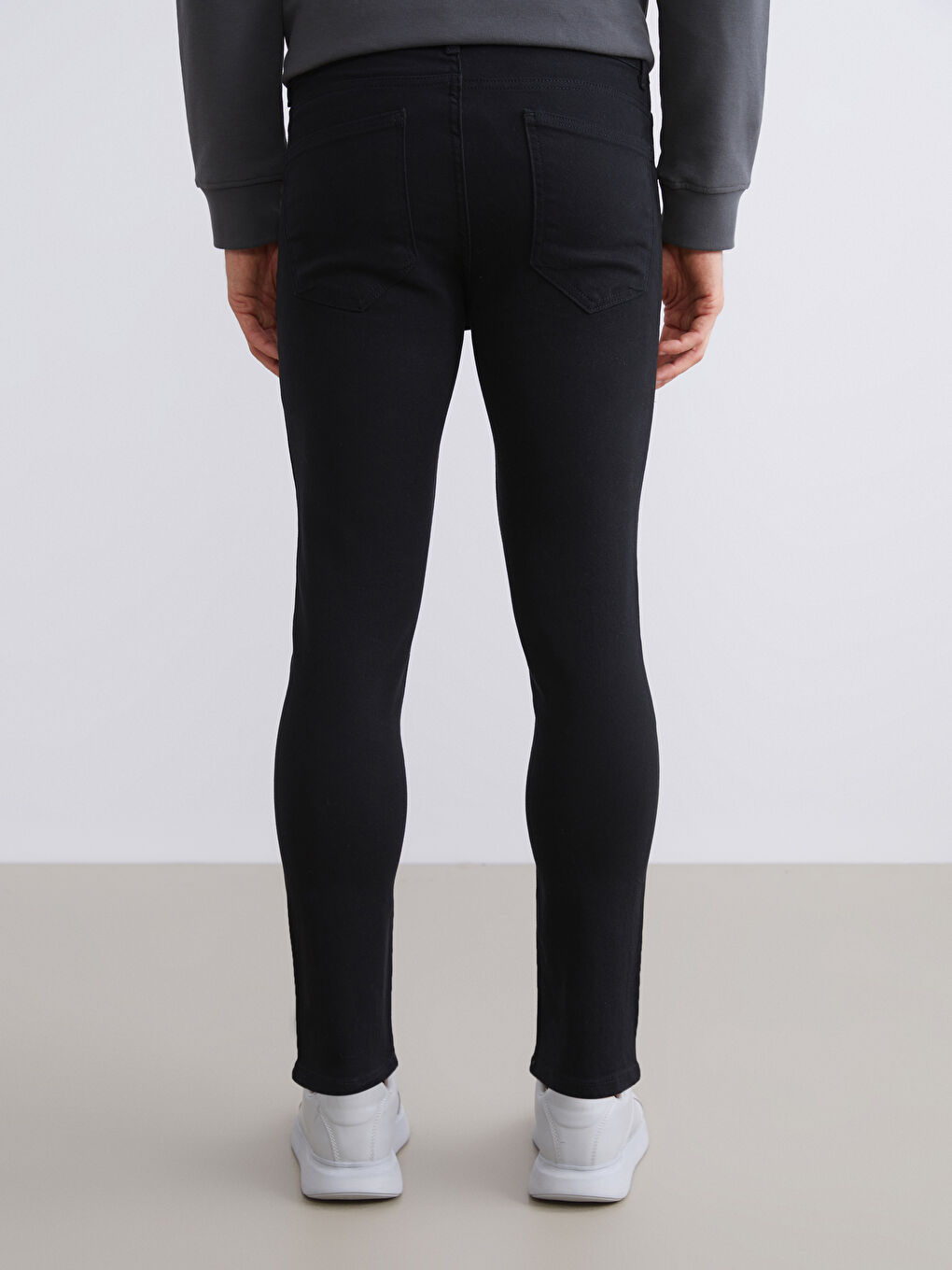 Siyah 760 Skinny Fit Erkek Jean Pantolon-7
